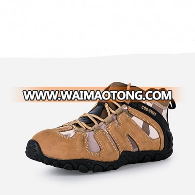 leather 1000D nylon upper Europe shoes last hard-wearing army boots for military