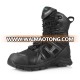 black leather wedge military boot army military boots