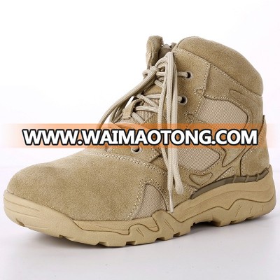 professional supplies tan suede leather water resistant military desert boots for combat mission